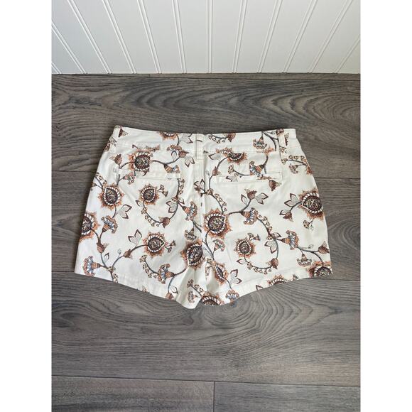 A New Approach a.n.a Twill Shorts Womens Size 2 Blue Cotton Blend Chinos Pockets - Picture 5 of 5